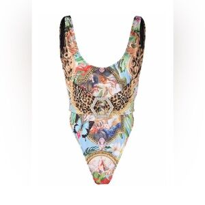 PHILIPP PLEIN BELTED SWIMSUIT 👙